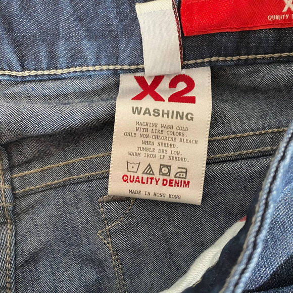 X2 Quality Denim Woman's Dark Wash Boot Cut Stretch Jeans Sz 6 - Picture 8 of 9